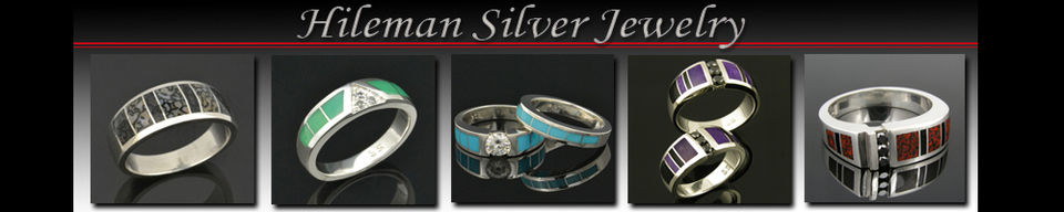 A welcome banner for Hileman Silver Jewelry- Dinosaur Bone Rings, Turquoise Engagement Rings and Opal