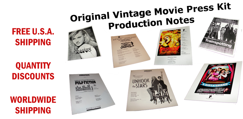 Original Vintage Hollywood Movie and Motion Picture Press ...