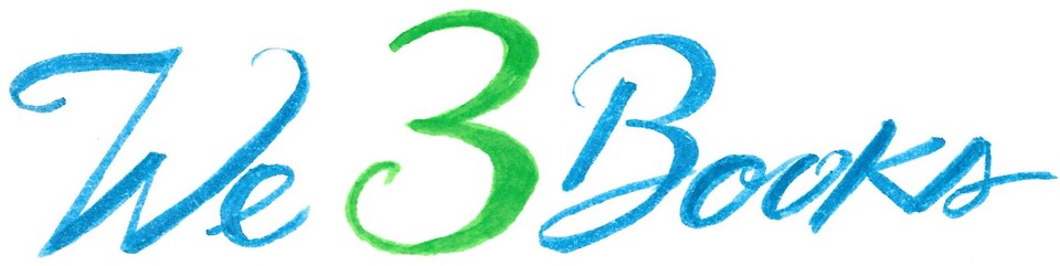 A welcome banner for We 3 Books