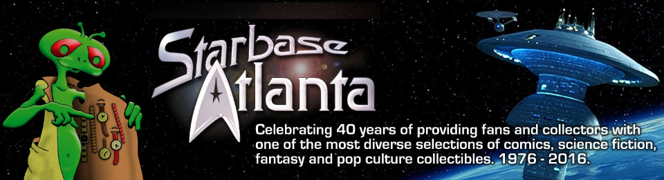 A welcome banner for Starbase's store