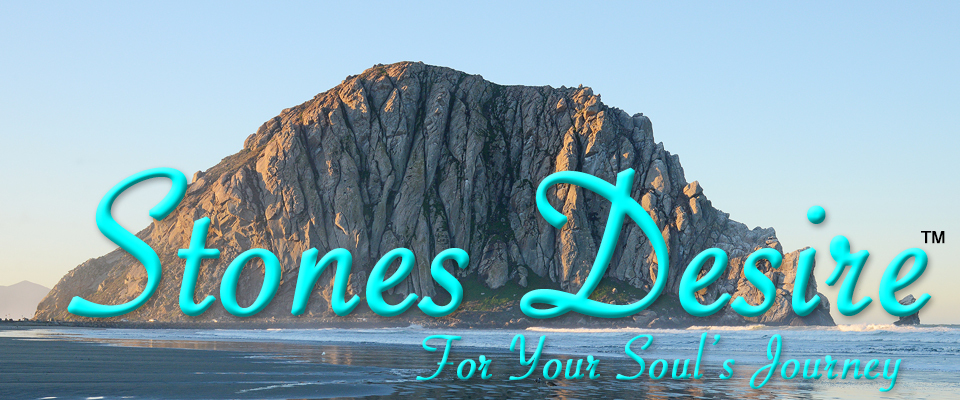 A welcome banner for Stones Desire - For Your Soul's Journey