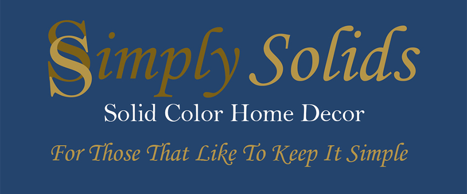 A welcome banner for Simply Solids' Home Decor 