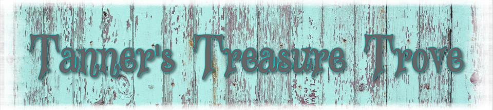 A welcome banner for TannersTreasureTrove
