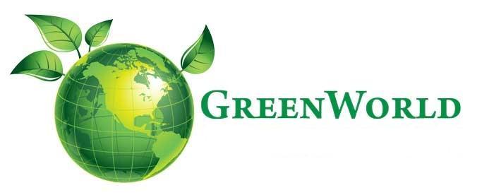 A welcome banner for Green_World_Shop