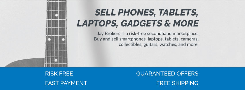 A welcome banner for Jay Brokers Secondhand Marketplace