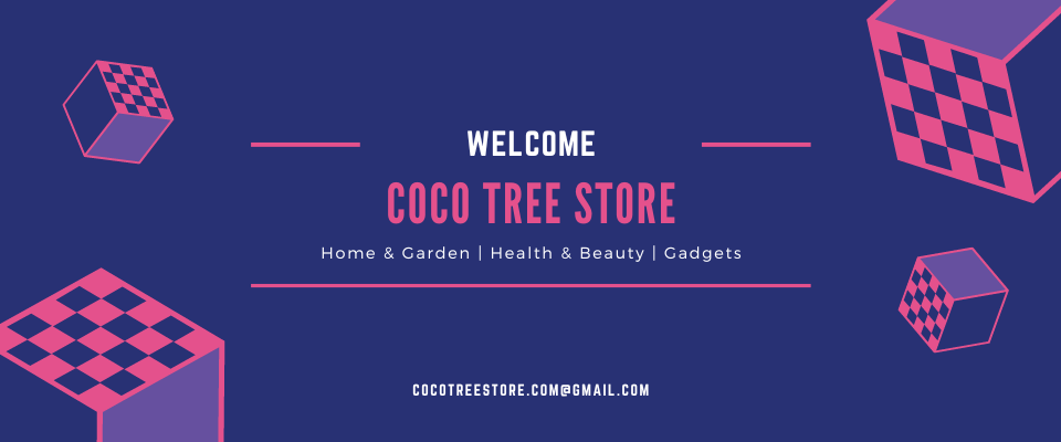 A welcome banner for coco tree store
