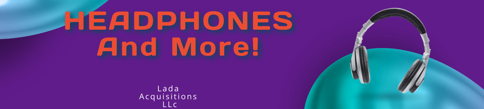 A welcome banner for Ladaacquisitions's booth