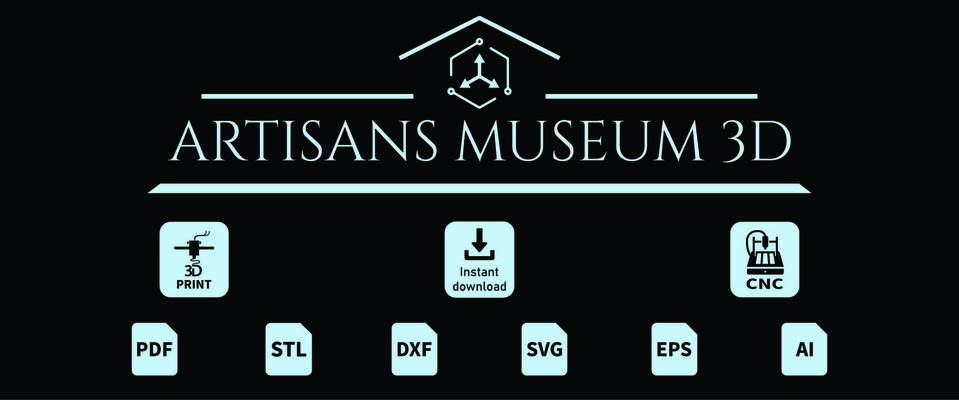 A welcome banner for Artisans Museum 3D