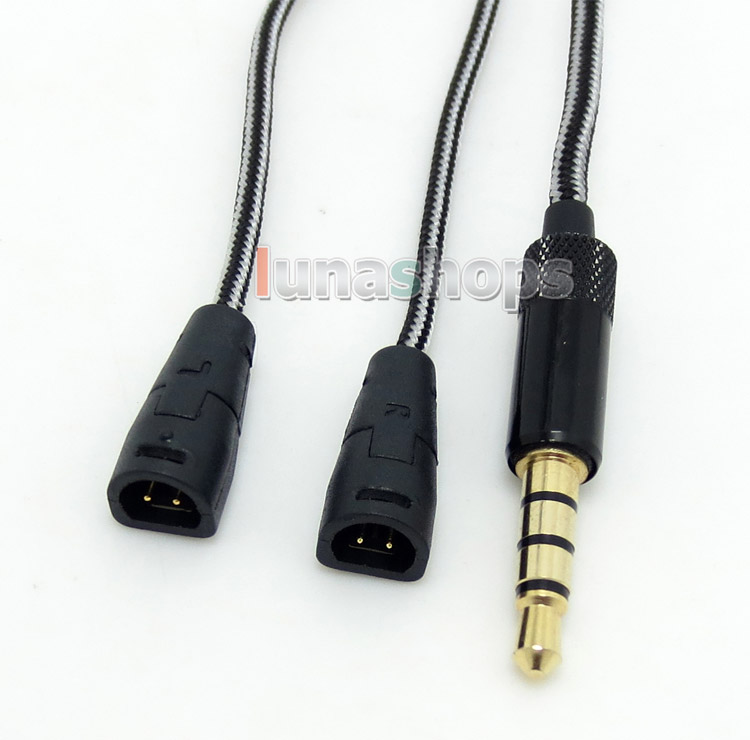 Earphone Audio cable With mic Remote For Sennheiser IE800 IE8 