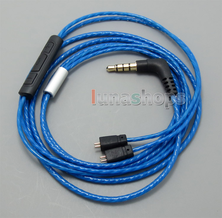 With Mic Remote Volume Earphone Cable For Ultimate Ears UE TF10 SF3 SF5 5EB 5pro TripleFi 15vm