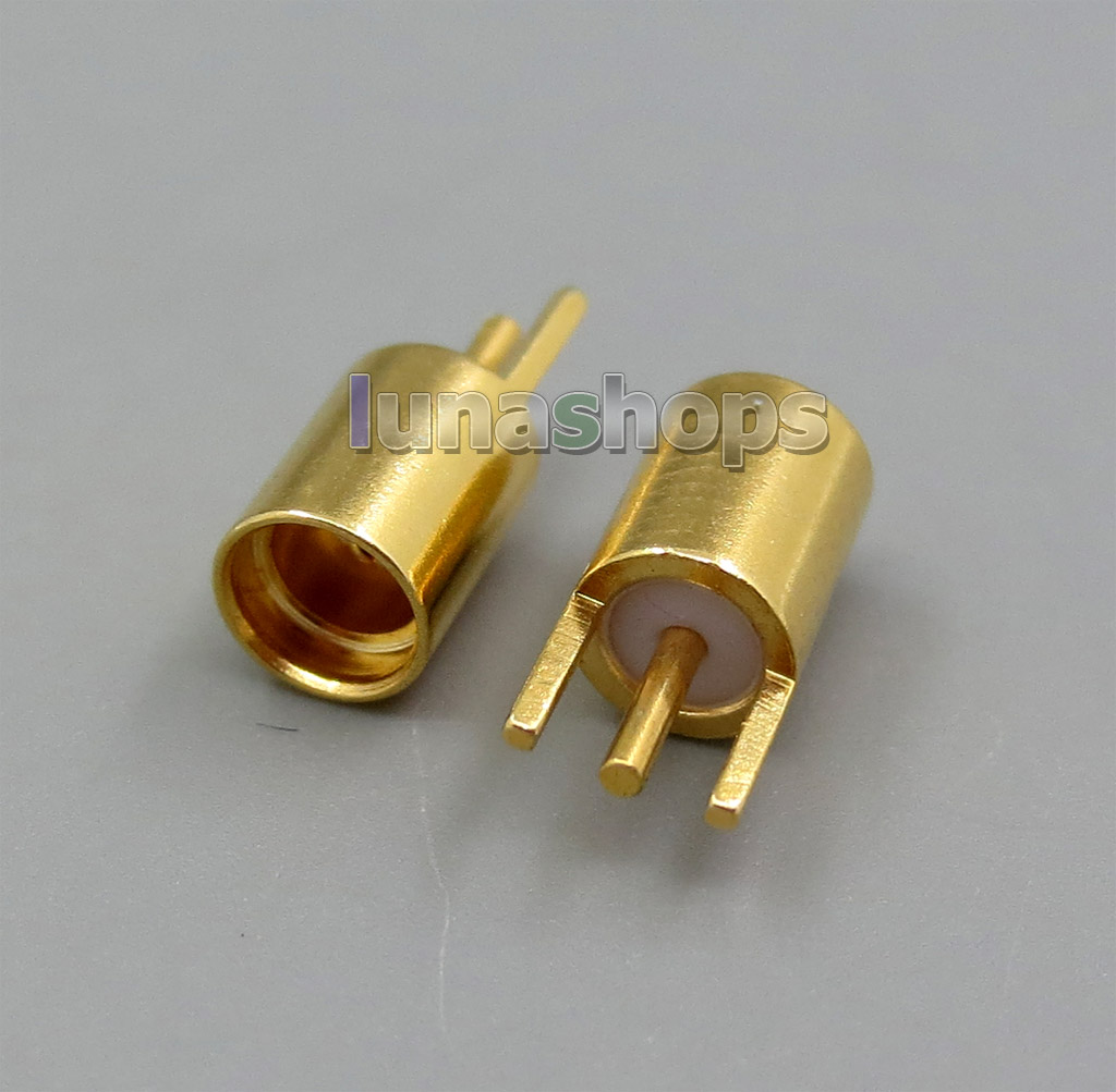 Female MMCX Port Socket Earphone Pins Plug wihtou slot For DIY Custom Shure JH Audio westone 1964 ears UE etc.