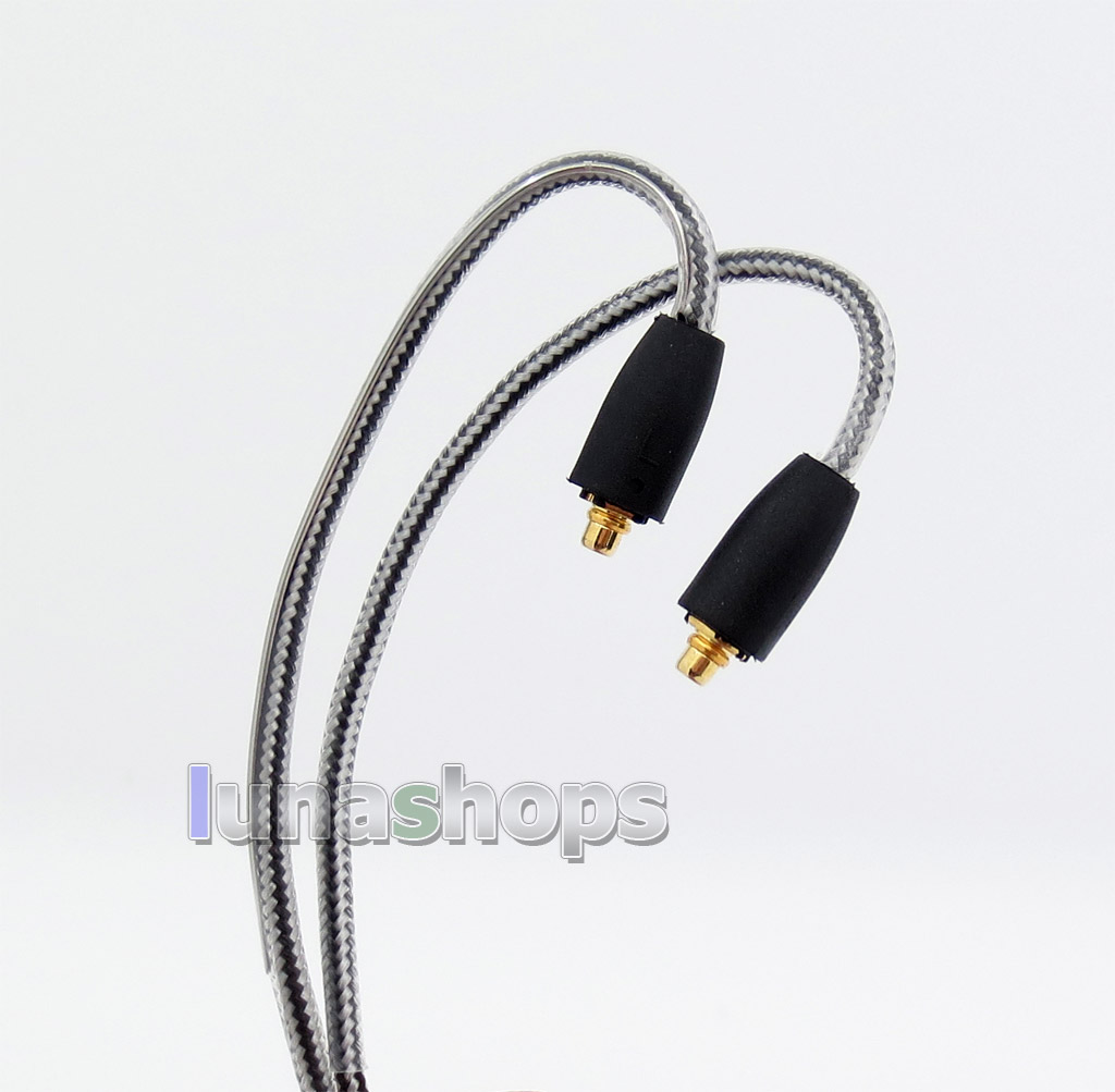 Black And White With Mic Remote Earphone Hook Audio Cable For Shure se215 se315 se425 se535 Se846