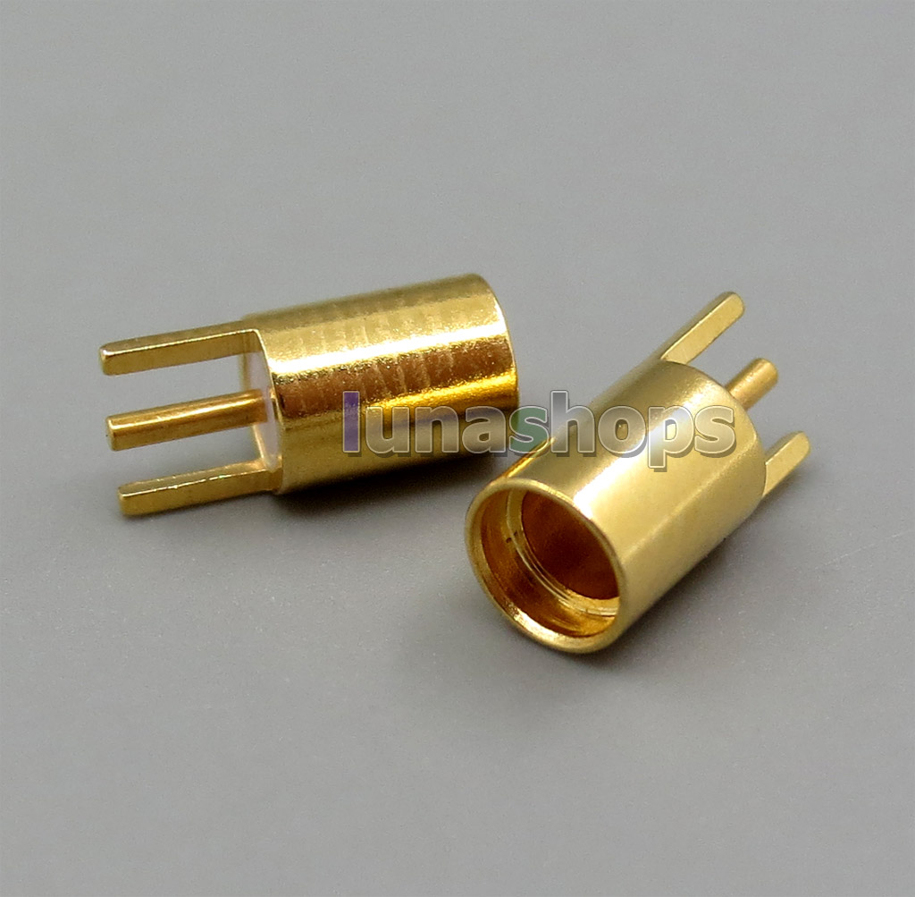 Female MMCX Port Socket Earphone Pins Plug wihtou slot For DIY Custom Shure JH Audio westone 1964 ears UE etc.