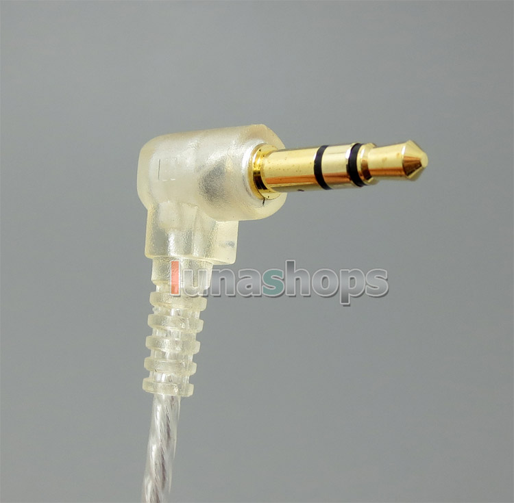 With Earphone Hook Silver Plated Cable For Shure se215 se315 se425 se535 Se846