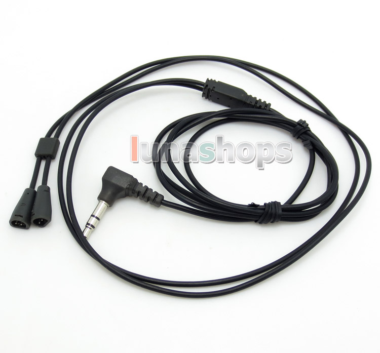 Repair Original Earphone Cable for Sennheiser IE8 IE80 IE8i Cable Black