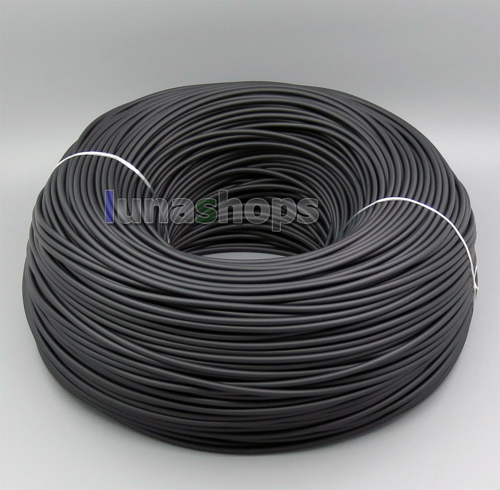 120cm Diameter 3.6mm 45*0.04mm 4N OCC Copper Stereo Earphone DIY Bulk Cable + TPE Insulating Layer 