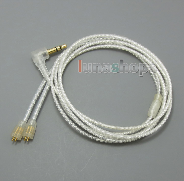 With Earphone Hook Silver Plated Cable For Ultimate Ears UE TF10 SF3 SF5 5EB 5pro TripleFi 15vm TF15