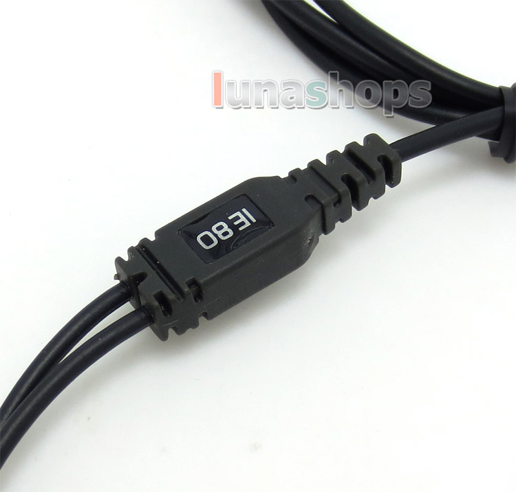 Repair Original Earphone Cable for Sennheiser IE8 IE80 IE8i Cable Black