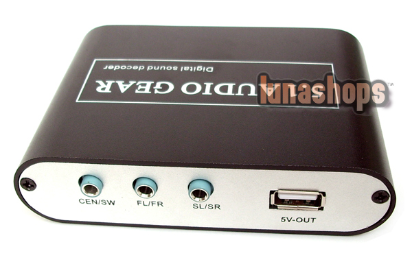 5.1 surround Sound Audio Decoder HD Rush Gear HDMI