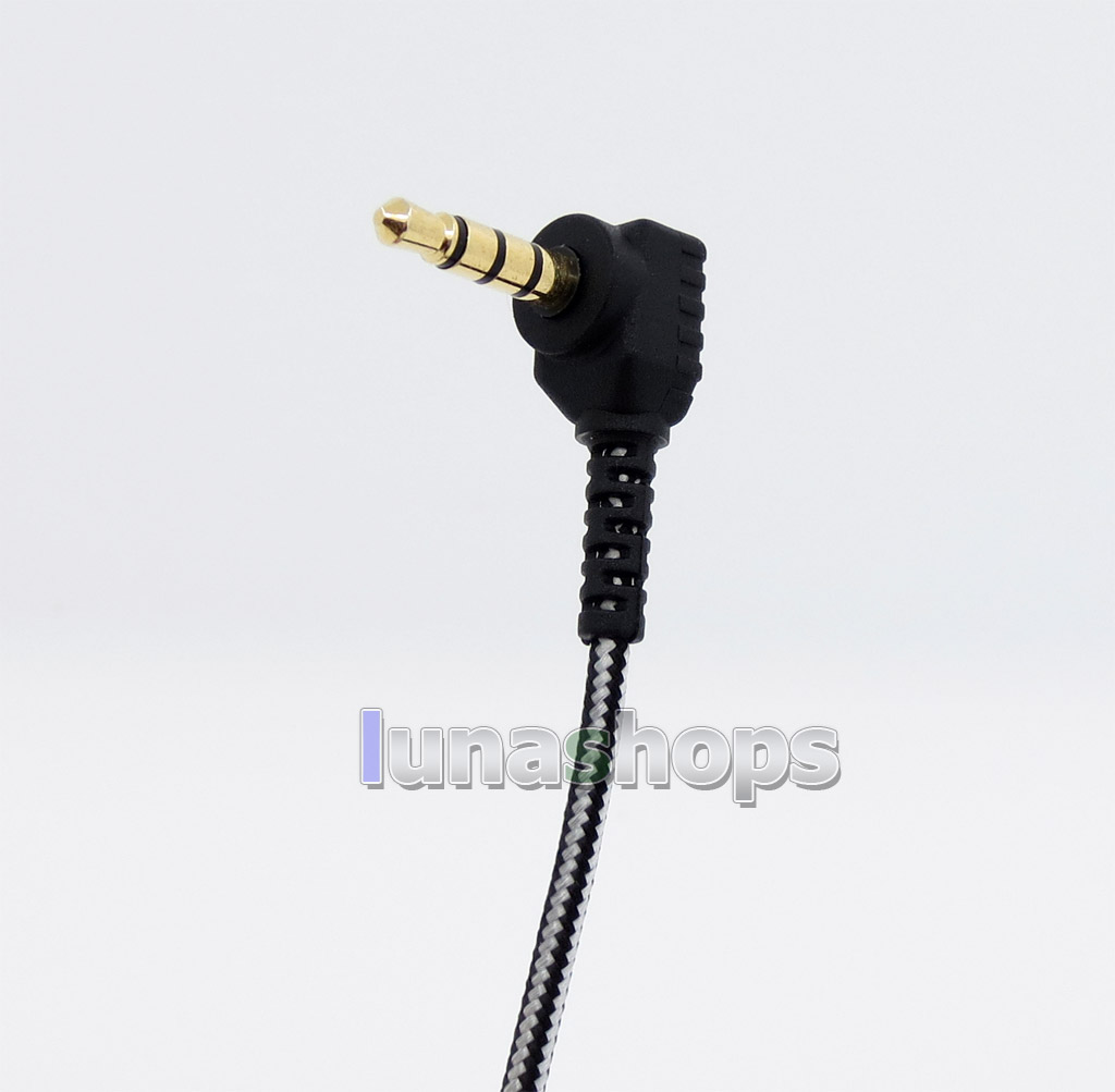 Black And White With Mic Remote Earphone Hook Audio Cable For Shure se215 se315 se425 se535 Se846