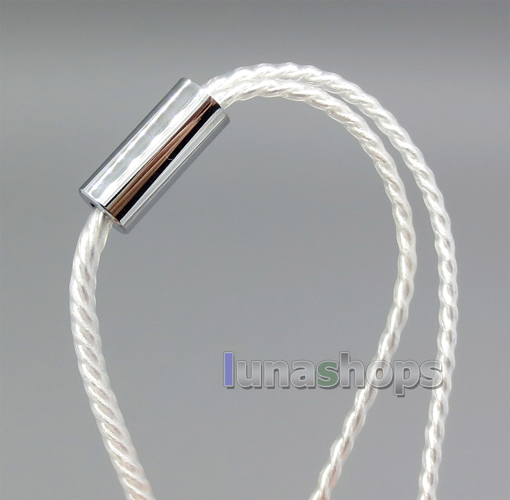 3.5mm Silver Plated TRRS Re-Zero Balanced Plug To 2 XLR Cable For Headphone Amplifier