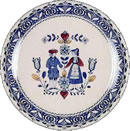 Hearts & Flowers dinner plate