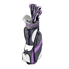 TALL LADIES GRAPHITE OPTIVA LAVENDER COMPLETE GOLF SET 460 DRIVER+BAG+PUTTER 