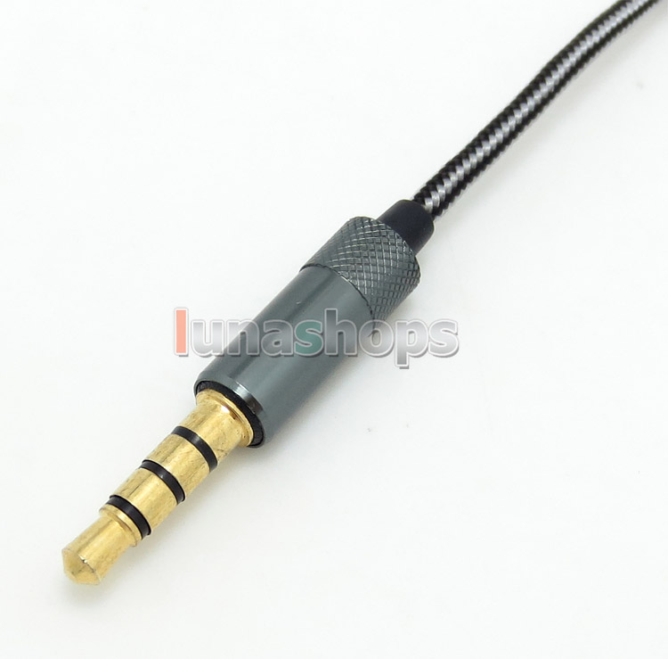 Earphone Audio cable With mic Remote For Sennheiser IE800 IE8 