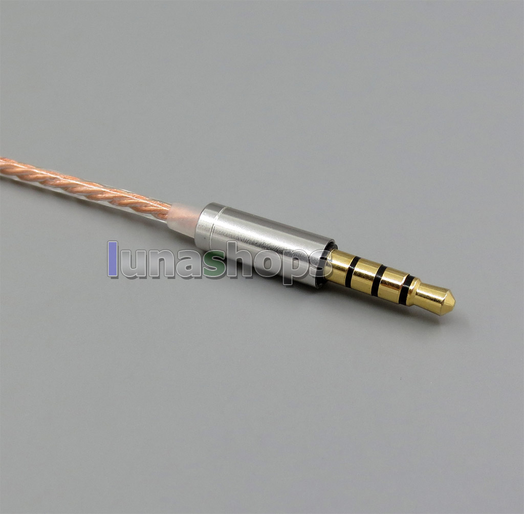 With Mic Remote Shielding Earphone Cable For Etymotic ER4B ER4PT ER4S ER6I ER4