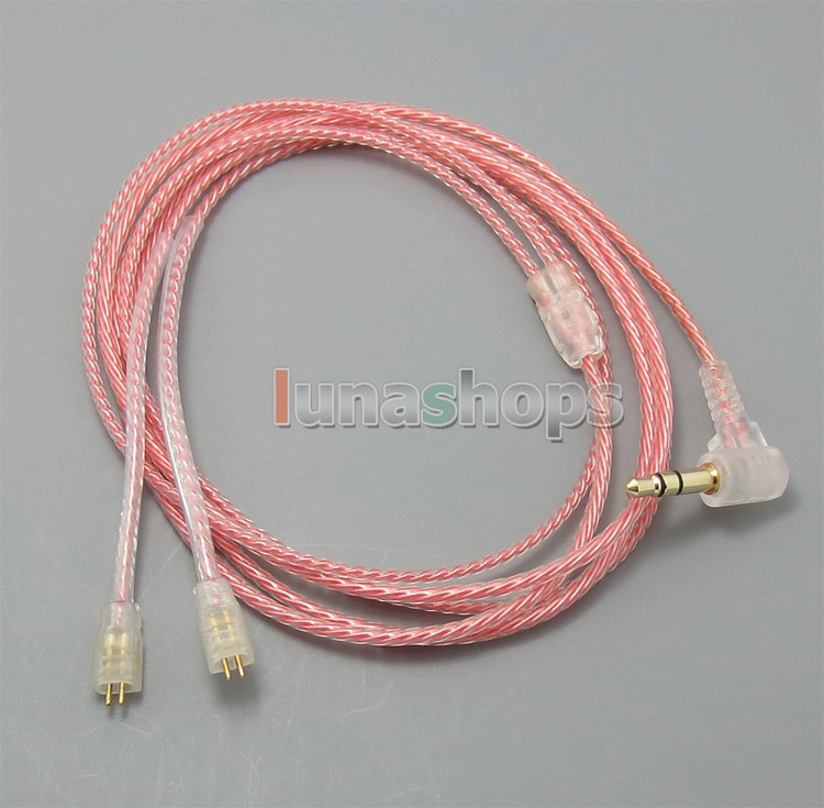 With Earphone Hook Silver Plated Cable For Ultimate Ears UE TF10 SF3 SF5 5EB 5pro TripleFi 15vm TF15