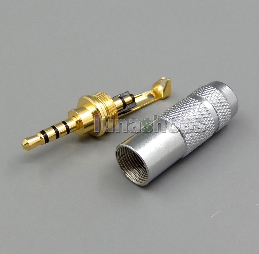 2.5mm 4poles TRRS Male Plug DIY adapter For The Astell & Kern AK240 AK120 AK100i II