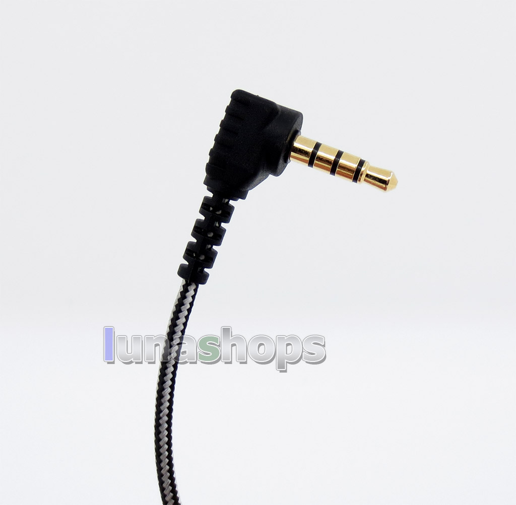 Black And White With Mic Remote Earphone Hook Audio Cable For Shure se215 se315 se425 se535 Se846