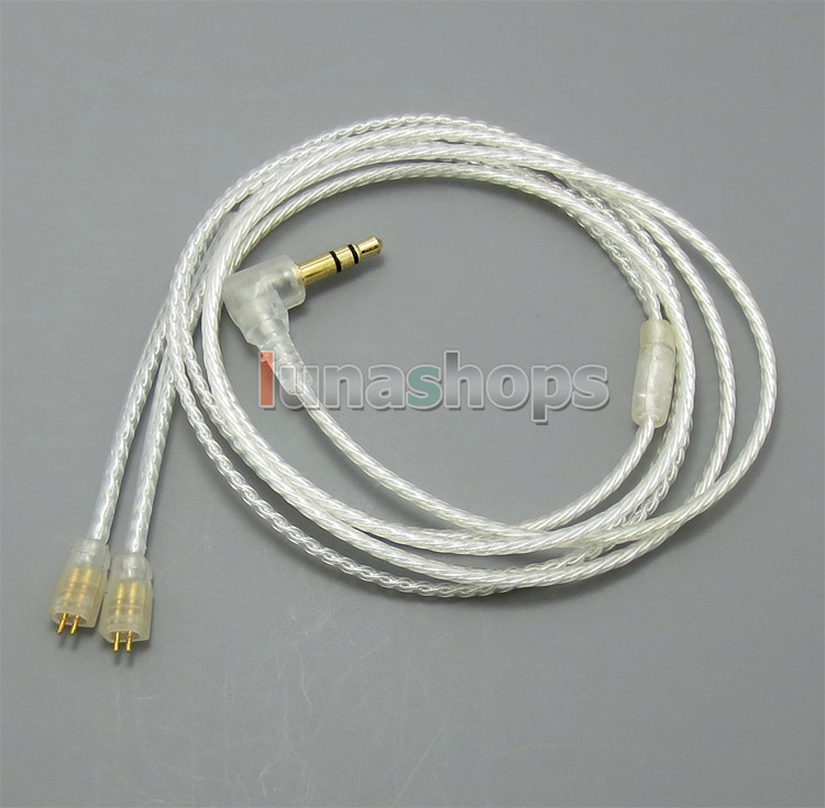 With Earphone Hook Silver Plated Cable For Ultimate Ears UE TF10 SF3 SF5 5EB 5pro TripleFi 15vm TF15