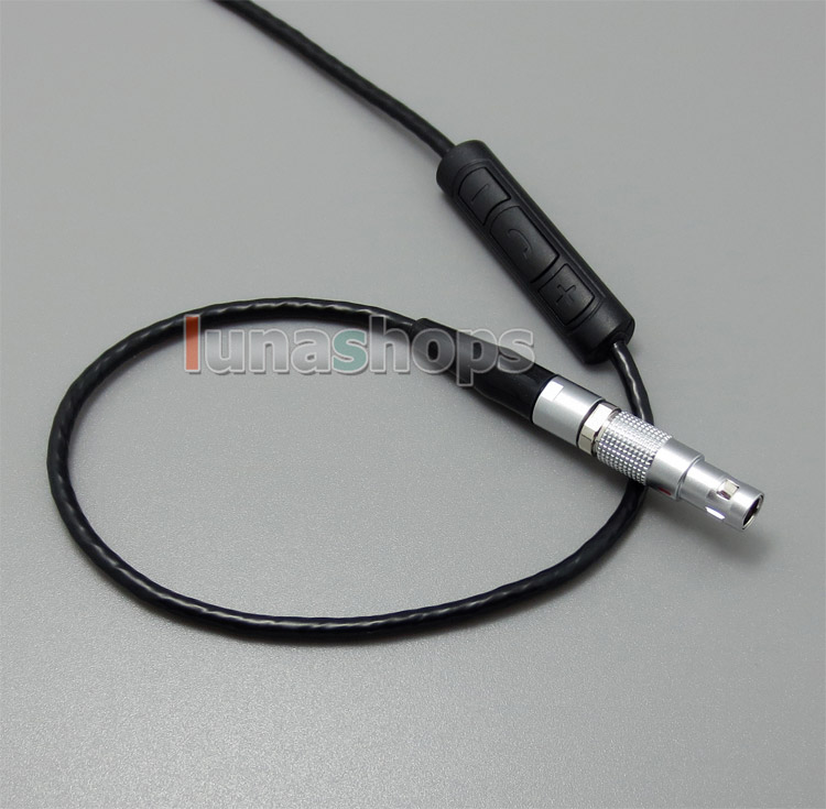 With Mic Remote Cable For AKG K812 Reference Headphone Headset Earphone