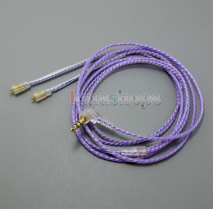 With Earphone Hook Silver Plated Cable For Ultimate Ears UE TF10 SF3 SF5 5EB 5pro TripleFi 15vm TF15