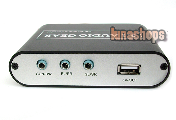 5.1 surround Sound Audio Decoder HD Rush Gear HDMI