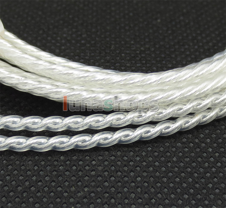 4 Pin Male XLR PCOCC + Silver Plated Cable Light weight Cord for 2.5mm Ports Headphone