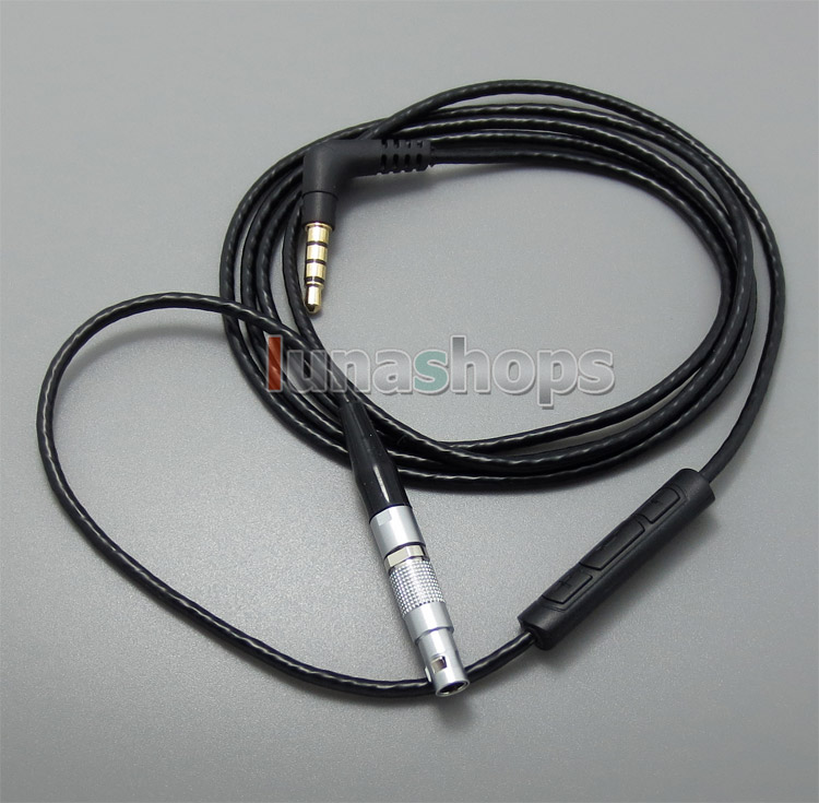 With Mic Remote Cable For AKG K812 Reference Headphone Headset Earphone