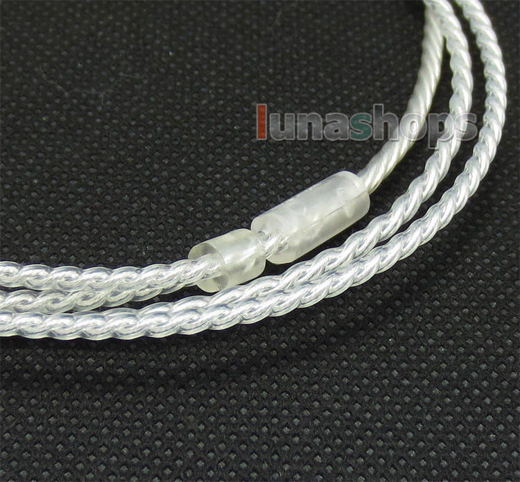 4 Pin Male XLR PCOCC + Silver Plated Cable Light weight Cord for 2.5mm Ports Headphone