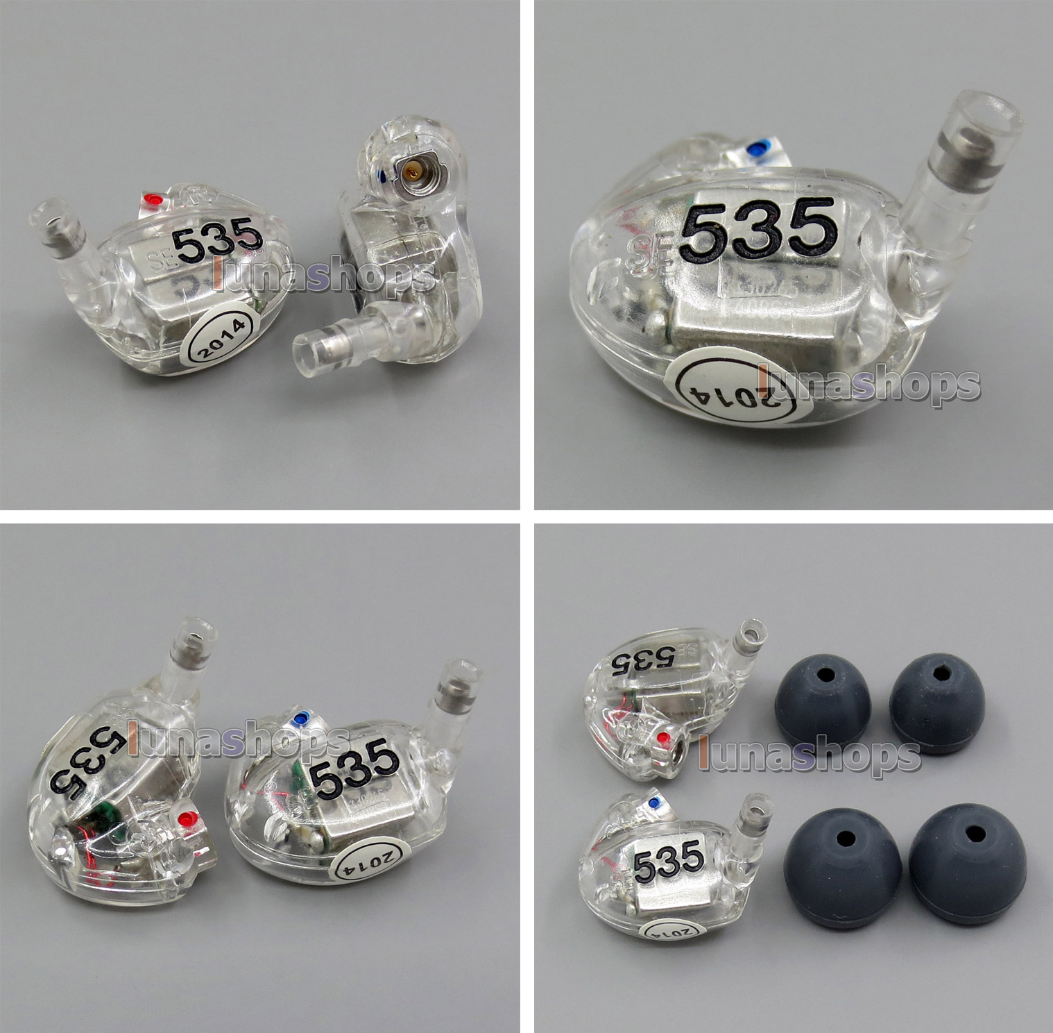 Handmade DIY Custom 4 Units Armature In Ear Earphone By Shure Se535 Shell Housing