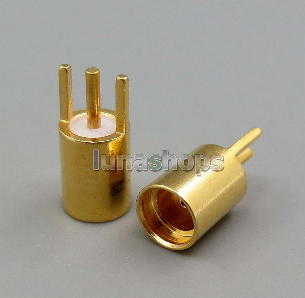 Female MMCX Port Socket Earphone Pins Plug wihtou slot For DIY Custom Shure JH Audio westone 1964 ears UE etc.