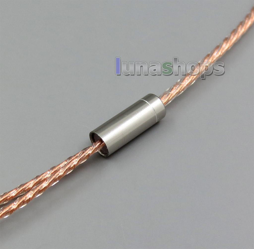 With Slide Block Copper Shielding Headphone Cable For Sennheiser HD25-1 SP HD650 HD600 HD580 HD525 HD565