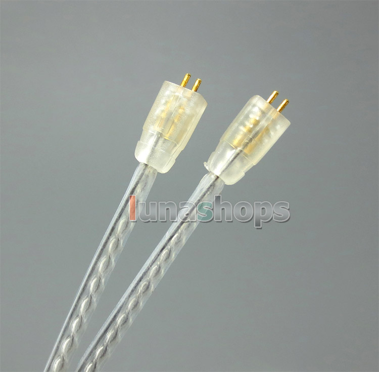 With Earphone Hook Silver Plated Cable For Ultimate Ears UE TF10 SF3 SF5 5EB 5pro TripleFi 15vm TF15