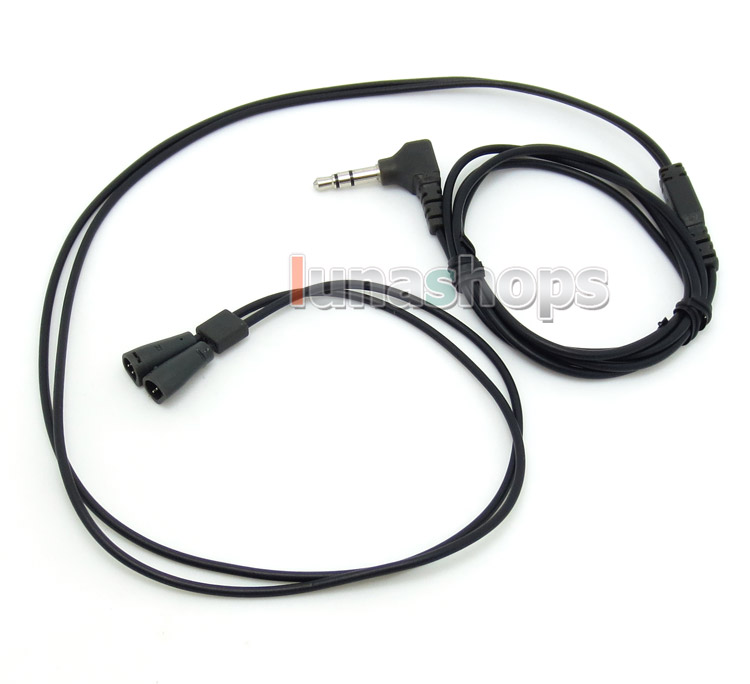 Repair Original Earphone Cable for Sennheiser IE8 IE80 IE8i Cable Black