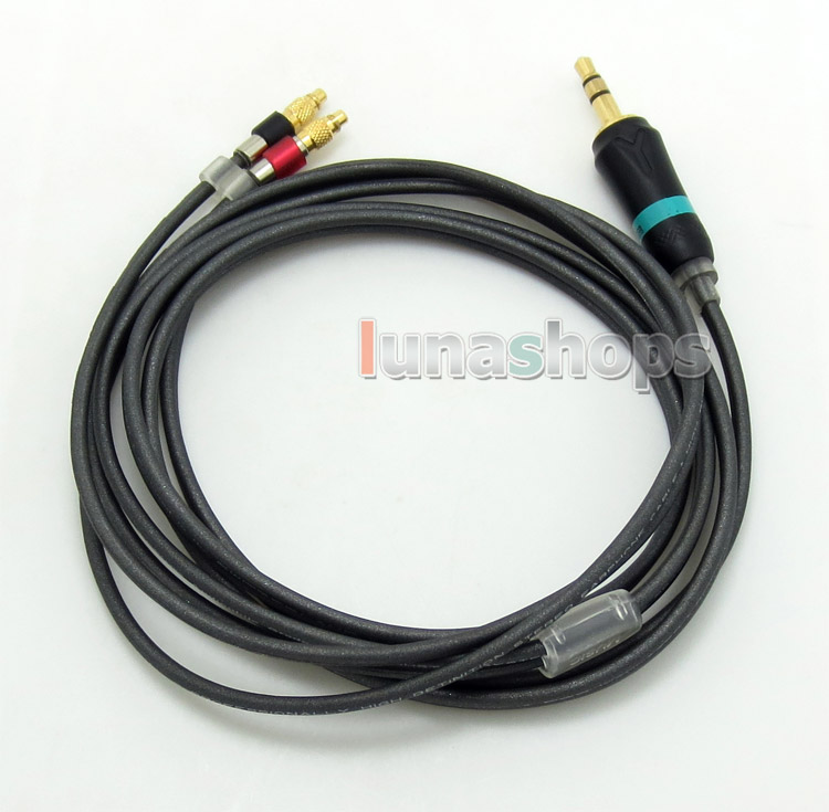 120cm Earphone Headphone PURE Silver Cable + PEP Insulated For Shure srh1440 srh1840 SRH1540 