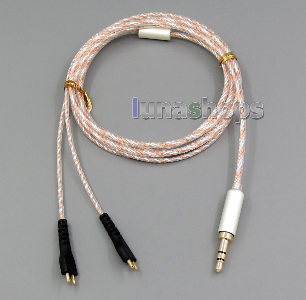 7N OCC,Silver Plated Headphone Cable For Sennheiser HD25sp HD265 HD535 HD222 HD224 HD230 HD250 Lin