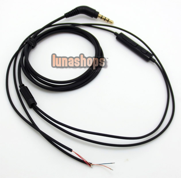 Repair updated Cable with Mic Volume Remote for iPhone Diy earphone Headset etc.