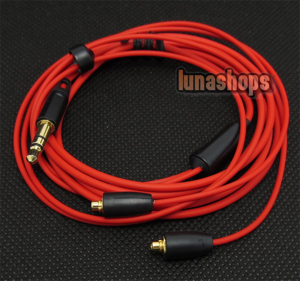 1.2m Custom Handmade Cable For Shure se535 se846 ue900 earphone headset Red Limited