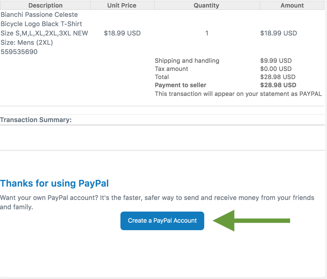 my paypal account