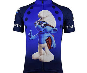 THE SMURFS Cycling Jersey Shirt Retro Bike Ropa Ciclismo MTB Maillot, an item from the 'Smurfing Right Along' hand-picked list